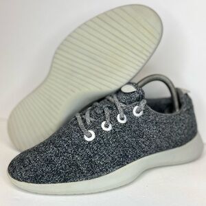 Allbirds Wool Runner Grey Running Shoes Comfort Vegan Sneakers Women's 9 Nice!